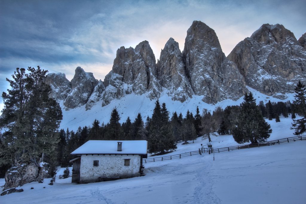 La Glatsch Alm - escursione invernale Val di Funes