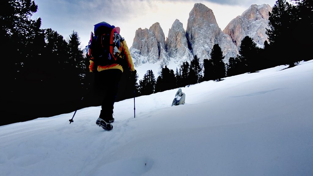 Salita verso le Odle